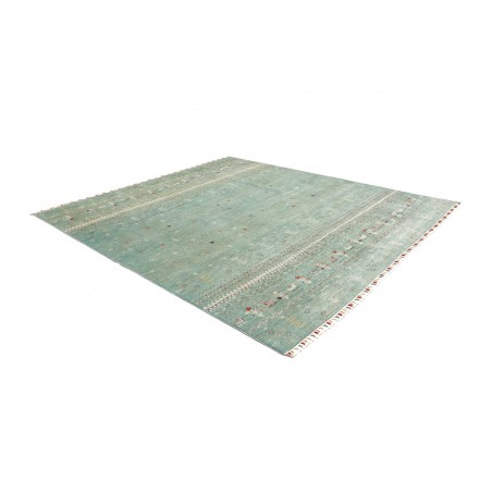 Tappeto Siva Pakistan azzurro bianco 249x275