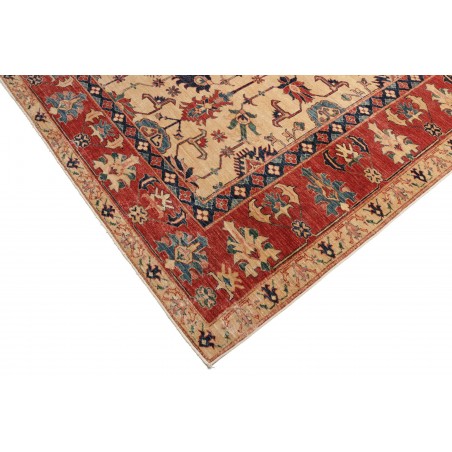 Tappeto Kazak Fine Pakistan marrone grigio 272x372