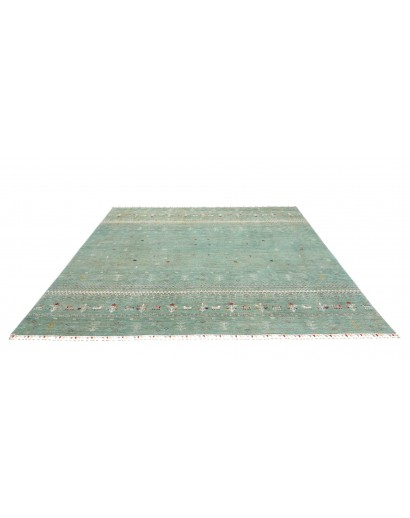 Tappeto Siva Pakistan azzurro bianco 249x275