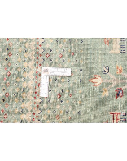 Tappeto Siva Pakistan azzurro bianco 249x275
