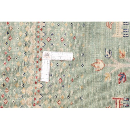Tappeto Siva Pakistan azzurro bianco 249x275