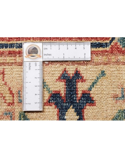 Tappeto Kazak Fine Pakistan marrone grigio 272x372