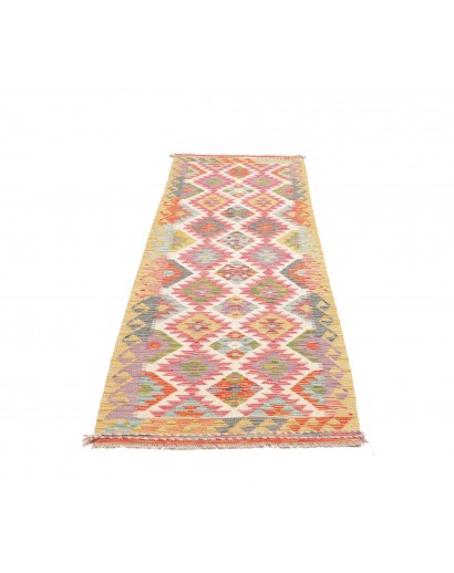 Tappeto Kilim Afghanistan marrone 79x254