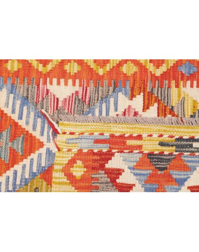 Tappeto Kilim Afghanistan marrone 80x247
