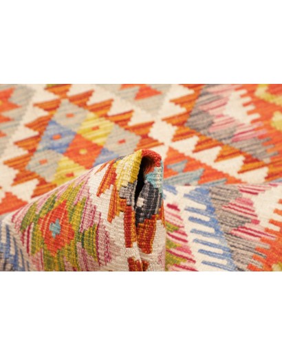 Tappeto Kilim Afghanistan marrone 80x247