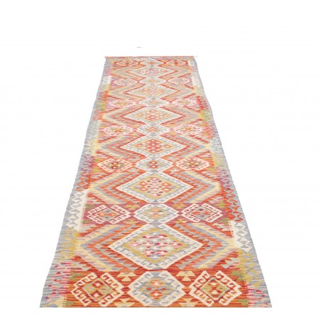 Tappeto Kilim Afghanistan beige marrone 82x390