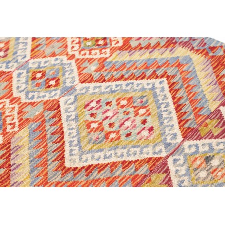 Tappeto Kilim Afghanistan beige marrone 82x390