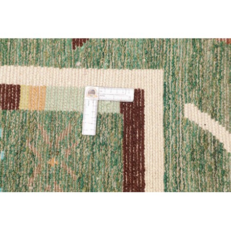 Tappeto verde bianco 177x243