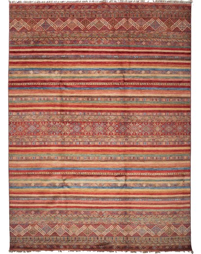 Tappeto Samarkand Pakistan rosso marrone 252x344