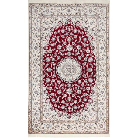 Tappeto Nain 6La Persia bianco grigio 135x217