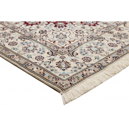 Tappeto Nain 6La Persia bianco grigio 135x217