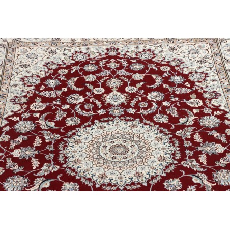 Tappeto Nain 6La Persia bianco grigio 135x217