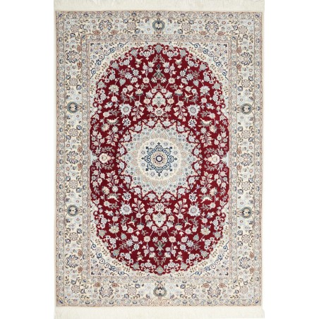 Tappeto Nain 6La Persia bianco marrone 118x168