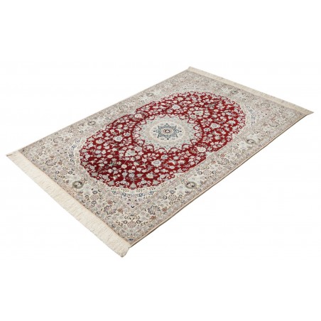 Tappeto Nain 6La Persia bianco marrone 118x168