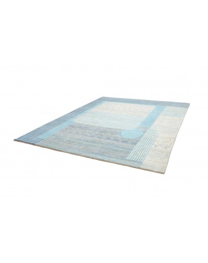 Tappeto Royal Gabbeh Pakistan blu grigio 245x306