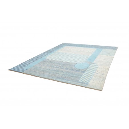 Tappeto Royal Gabbeh Pakistan blu grigio 245x306