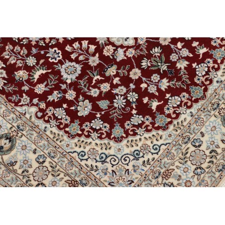 Tappeto Nain 6La Persia bianco marrone 118x168