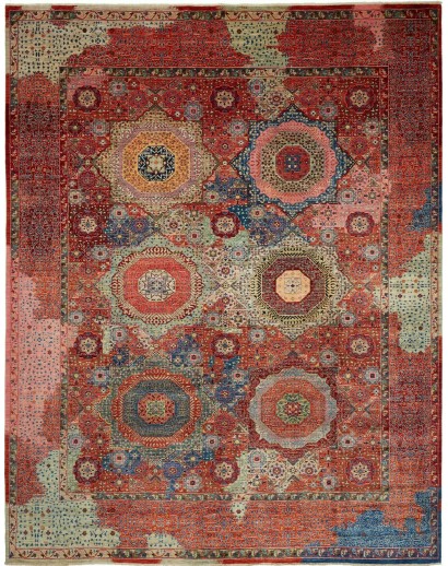 Tappeto Mamlouk Pakistan marrone grigio 274x353