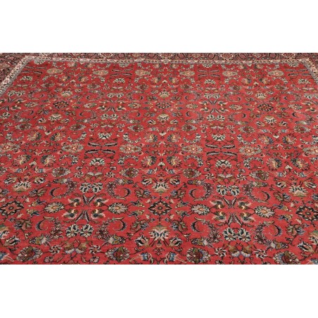 Tappeto Bidjar con seta Persia marrone blu 300x385