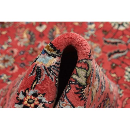 Tappeto Bidjar con seta Persia marrone blu 300x385