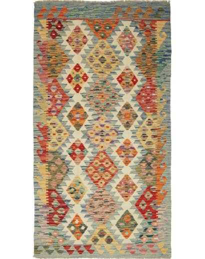 Tappeto Kilim Afghanistan marrone 102x189