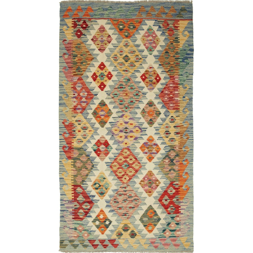 Tappeto Kilim Afghanistan marrone 102x189