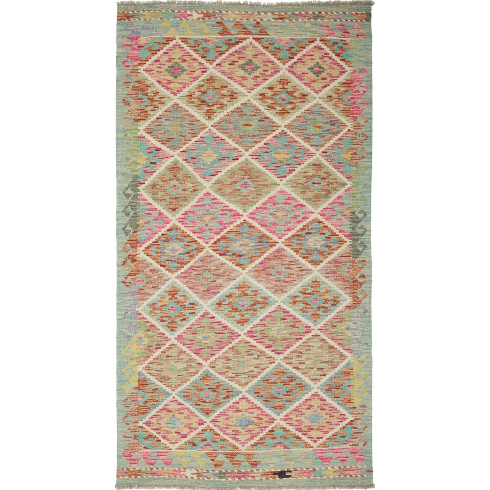 Tappeto Kilim Afghanistan marrone 100x194
