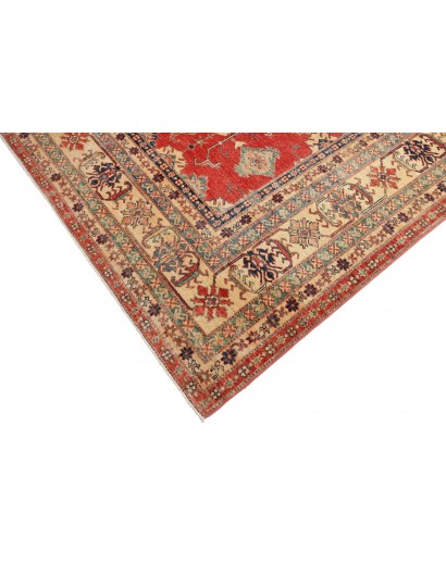 Tappeto Kazak Fine Pakistan rosso grigio 273x349