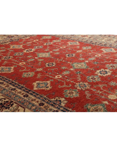 Tappeto Kazak Fine Pakistan rosso grigio 273x349