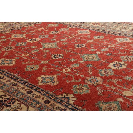 Tappeto Kazak Fine Pakistan rosso grigio 273x349