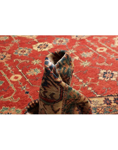 Tappeto Kazak Fine Pakistan rosso grigio 273x349