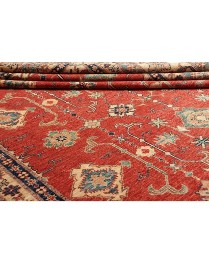 Tappeto Kazak Fine Pakistan rosso grigio 273x349