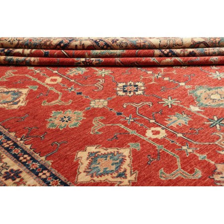 Tappeto Kazak Fine Pakistan rosso grigio 273x349