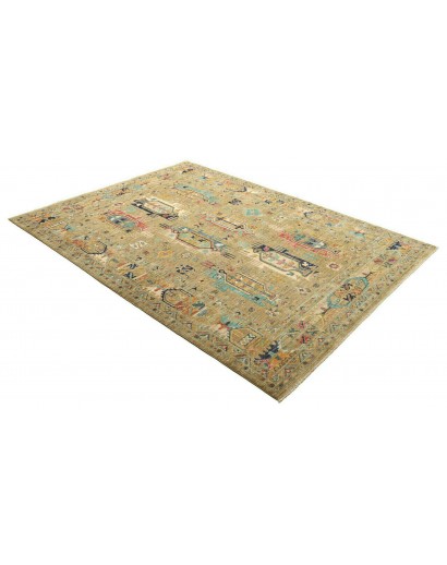 Tappeto Tribal Pakistan marrone grigio 172x233