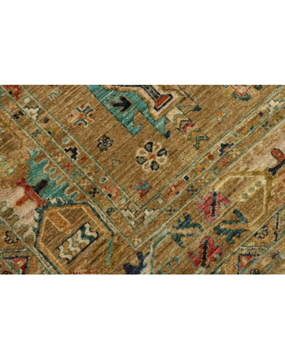 Tappeto Tribal Pakistan marrone grigio 172x233