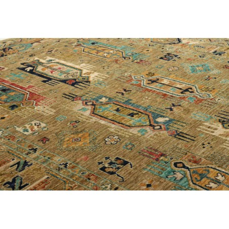 Tappeto Tribal Pakistan marrone grigio 172x233