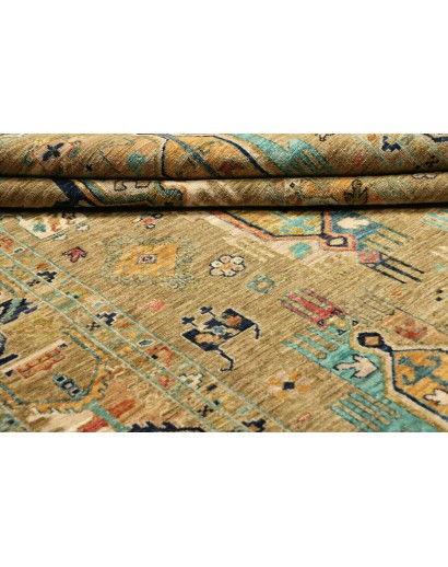 Tappeto Tribal Pakistan marrone grigio 172x233