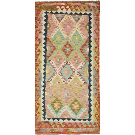 Tappeto Kilim Afghanistan marrone 98x204