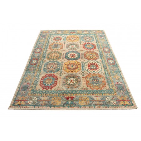 Tappeto Tribal Pakistan marrone 150x206