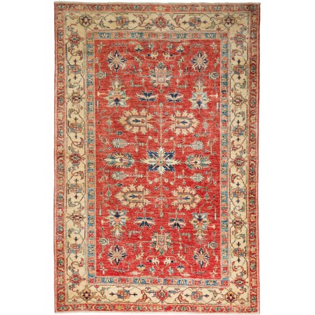 Tappeto Kazak Fine Pakistan marrone grigio 168x245