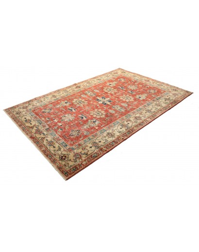 Tappeto Kazak Fine Pakistan marrone grigio 168x245