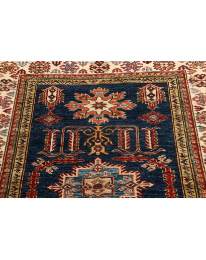 Tappeto Kazak Fine Pakistan marrone grigio 103x148