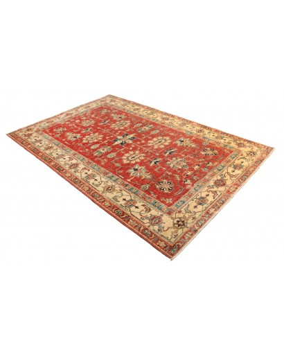 Tappeto Kazak Fine Pakistan marrone grigio 168x245