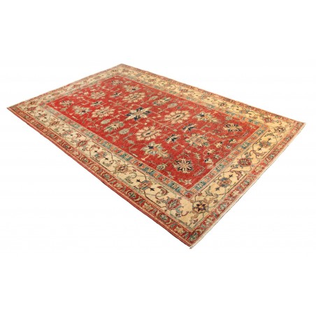 Tappeto Kazak Fine Pakistan marrone grigio 168x245