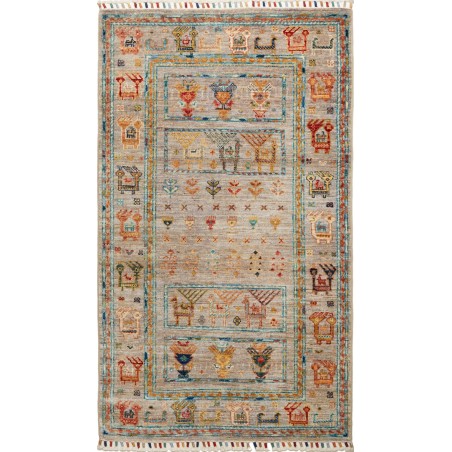 Tappeto Rubin Pakistan marrone grigio 80x133
