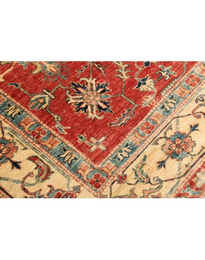 Tappeto Kazak Fine Pakistan marrone grigio 168x245