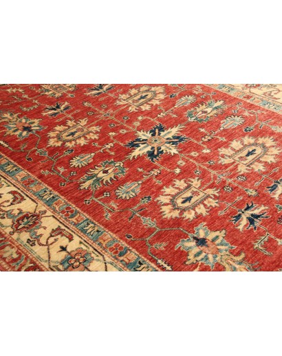 Tappeto Kazak Fine Pakistan marrone grigio 168x245