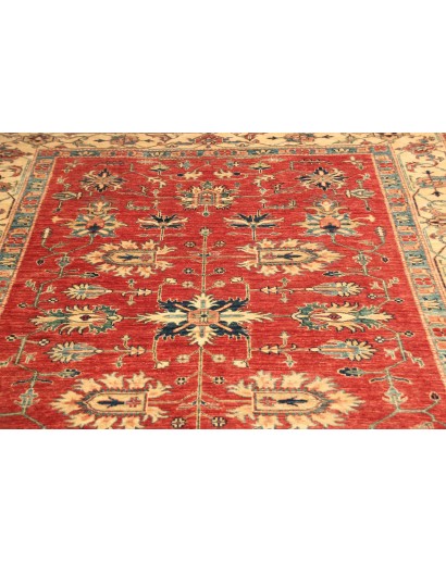 Tappeto Kazak Fine Pakistan marrone grigio 168x245