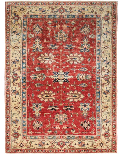 Tappeto Kazak Fine Pakistan marrone giallo 178x237