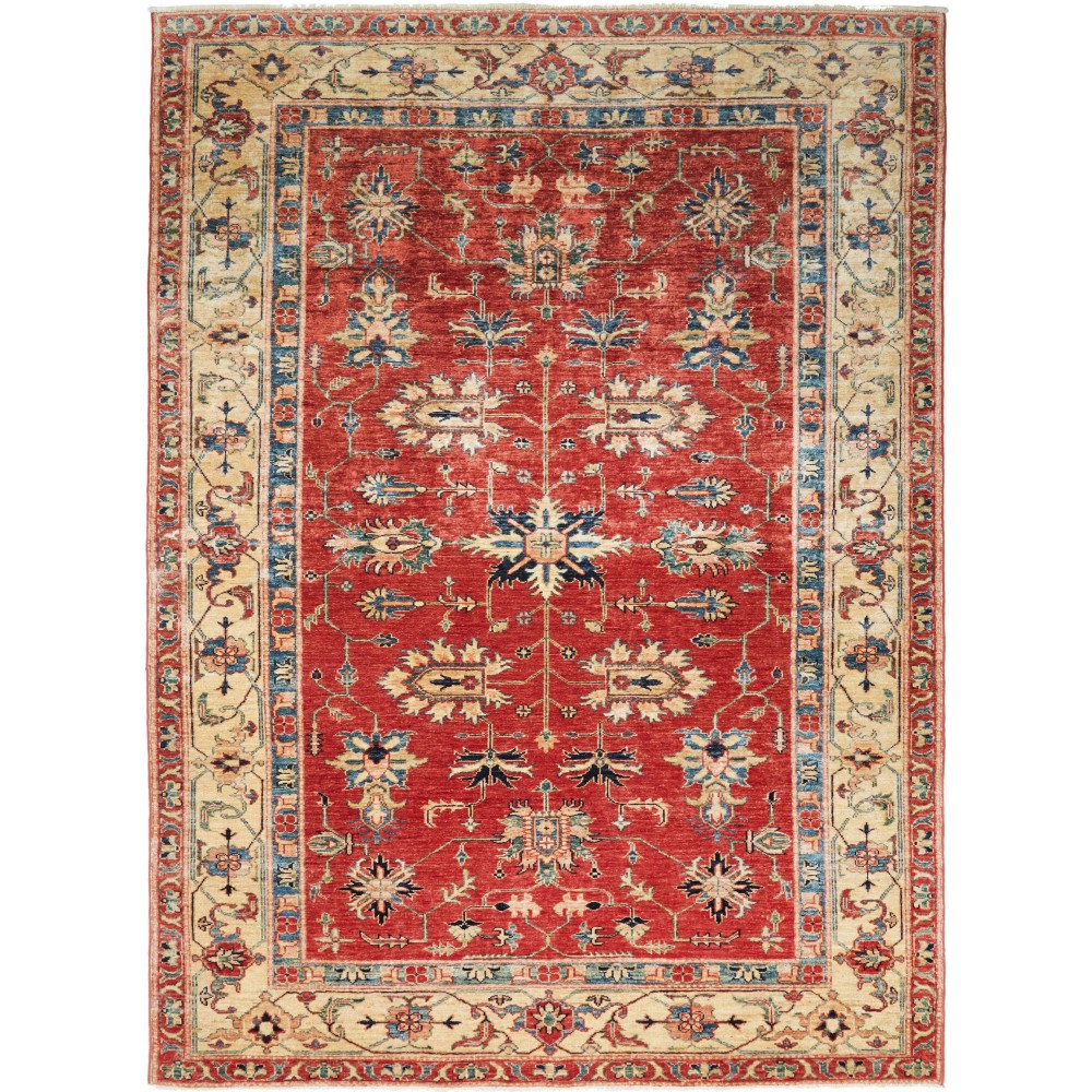 Tappeto Kazak Fine Pakistan marrone giallo 178x237